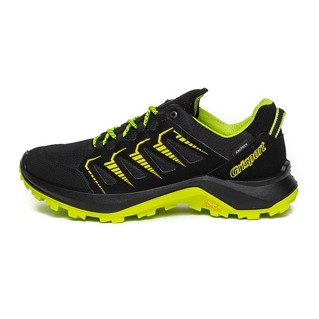 Pantofi Grisport Bavenite Negru - Black/Volt Green - imagine 7